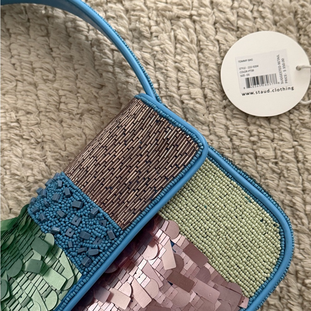 Staud Tommy Bag Multicolor Patchwork Shoulder Bag - image 2